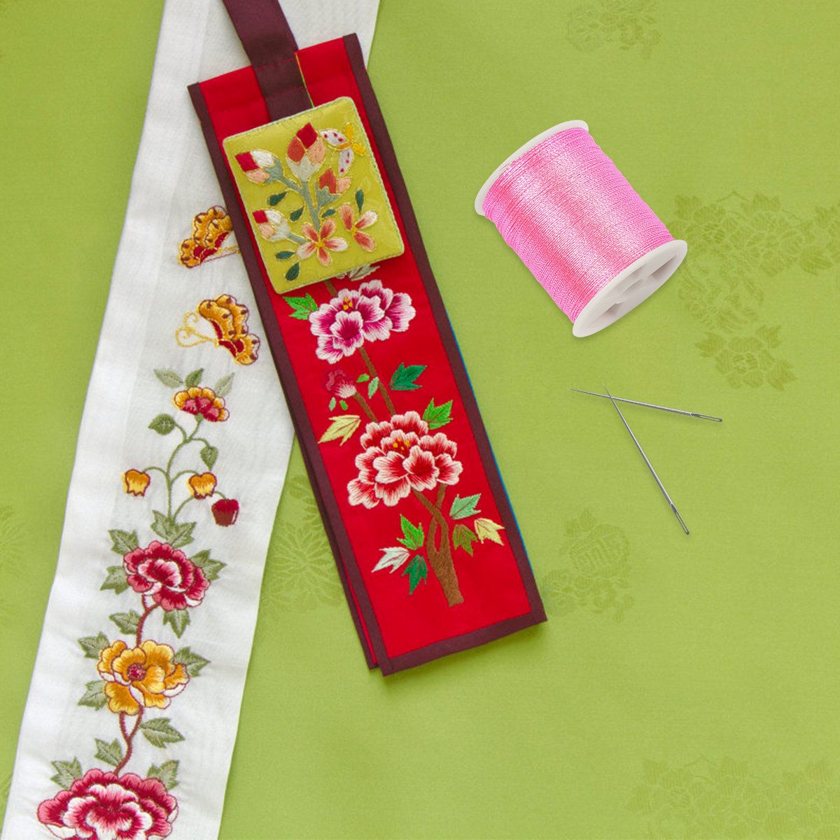 Embroidery Floss Thread - 4 Rolls Sewing Thread Embroidery Cross