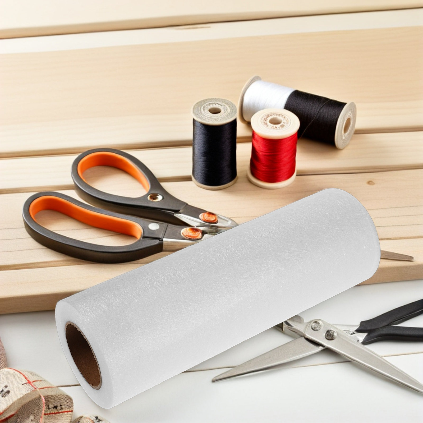 Hem Tape Fusible - 1 Roll Double-Sided Fusible Web Non-Woven
