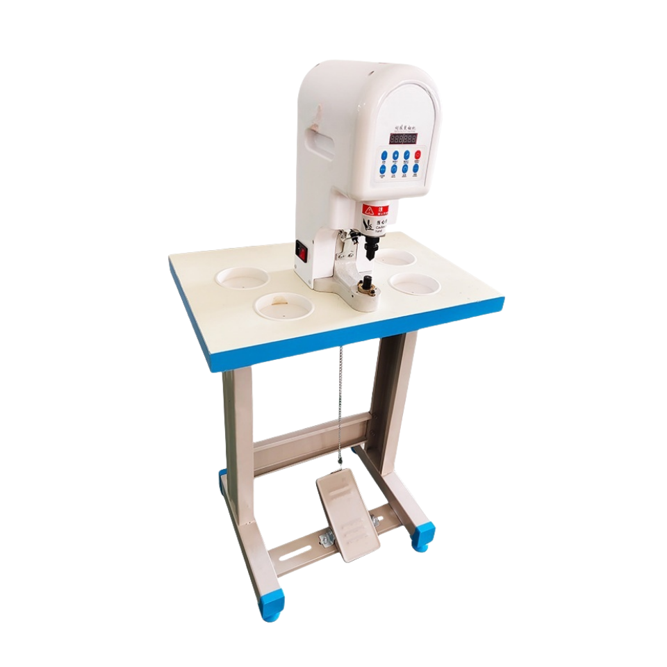 Sewing Eyelet Fabric - Semi-Automatic Foot Press Snap Attaching Multifunctional