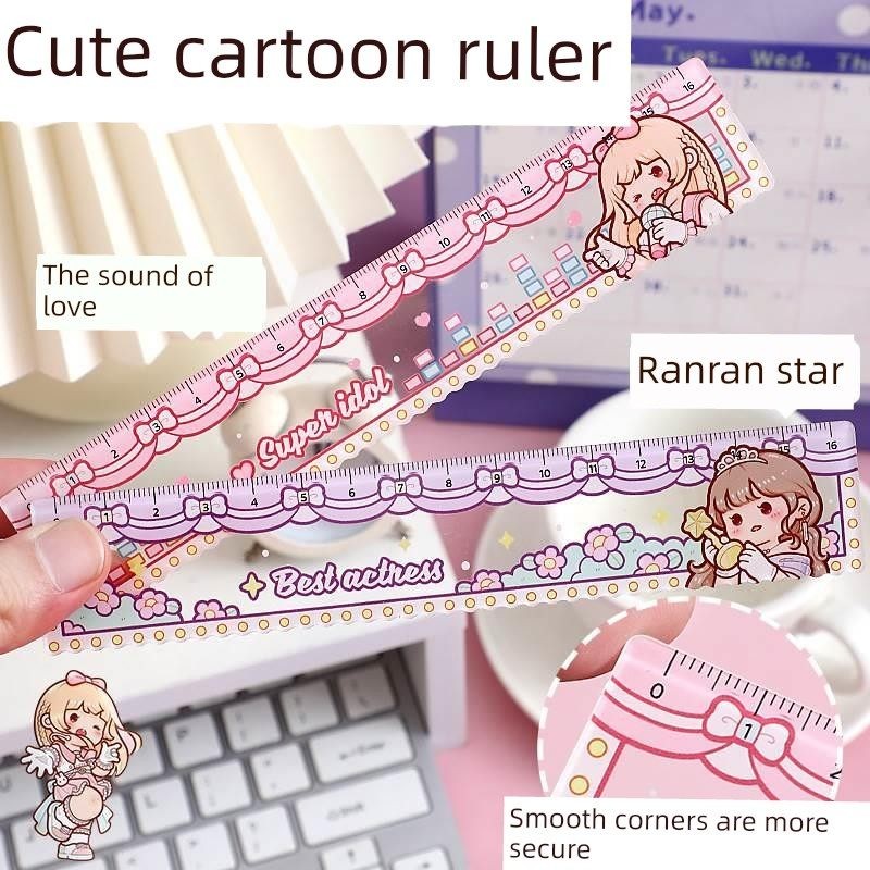 Sewing Production - Creative Cute Wave Line Acrylic Ruler
