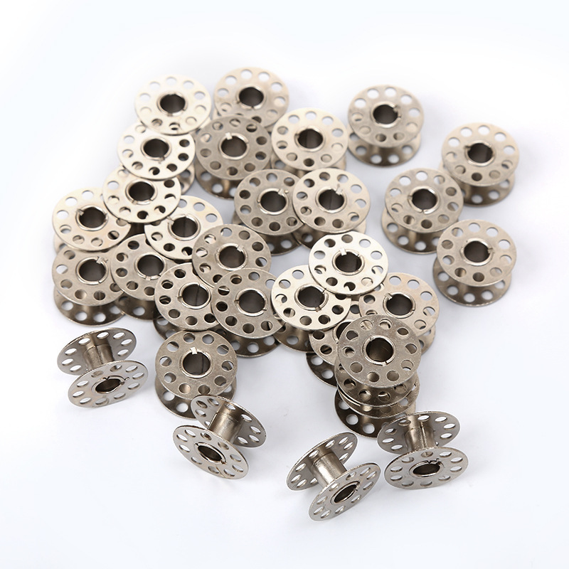 Sewing Machine Yarn - 10pcs Metal Bobbins Spool Stainless Steel