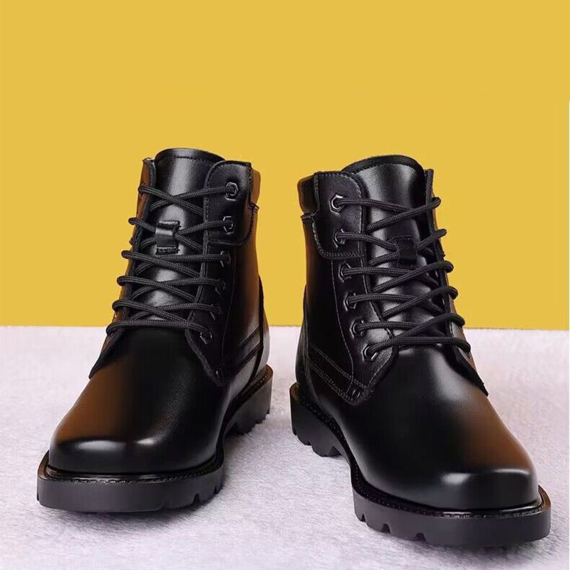 Sewing Fleece - ​Men's Winter Genuine Leather Fleece Lined
