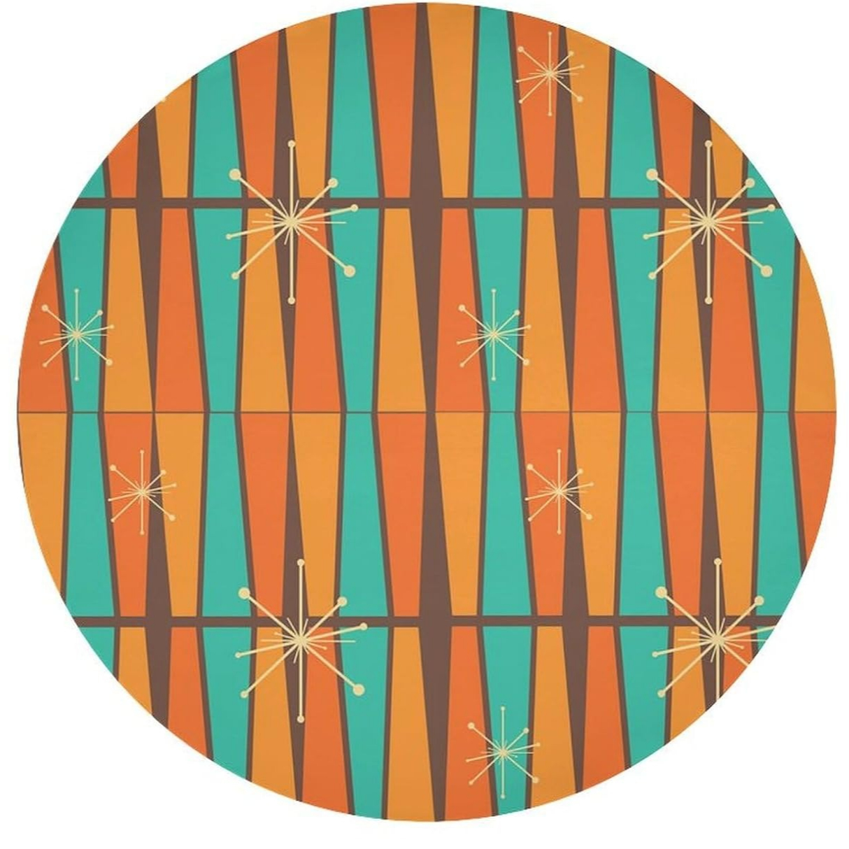 Mid Century Modern Orange Yell - Century Textile & Sewing Supply Saskatoon Sk recension och pris