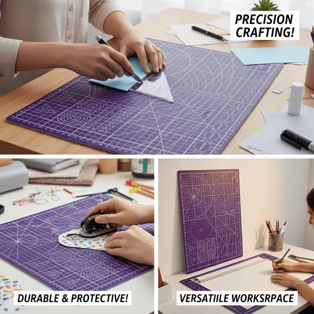 Rotary Cutter Set with A3 Cutt - Quilting Ruler Square recension och pris