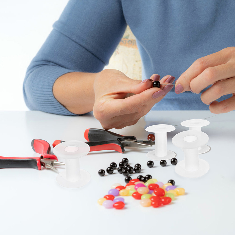5Pcs Plastic Wire Spools with  - Sewing Machine Yarn recension och pris