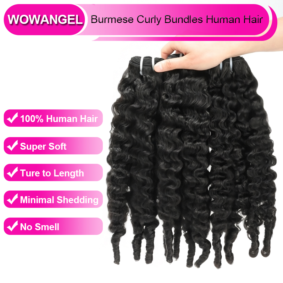 WOWANGEL Burmese Curly Bundles - Sewing Technology recension och pris