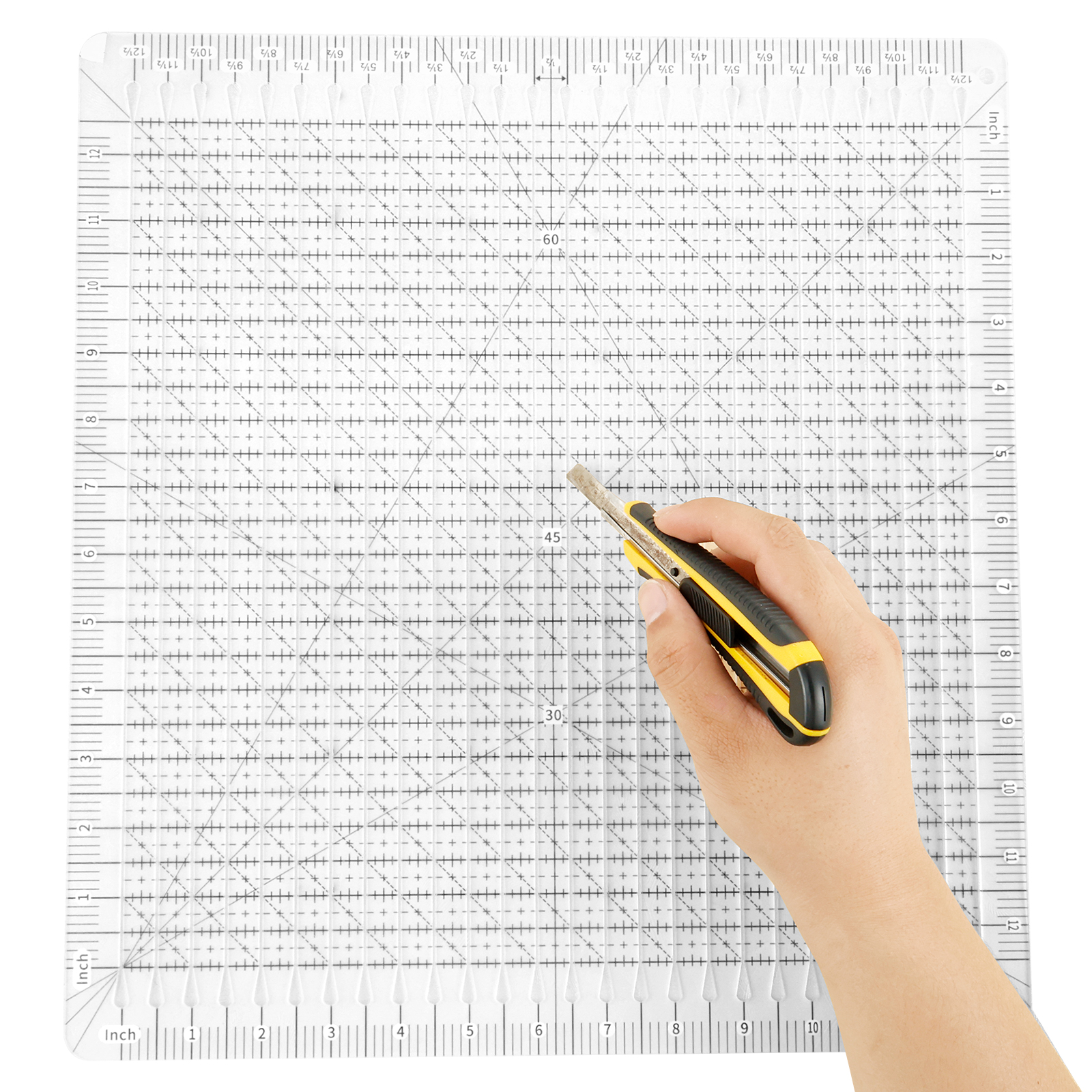 Quilting Ruler 12 x 12 Inches  - Quilting Ruler Square recension och pris