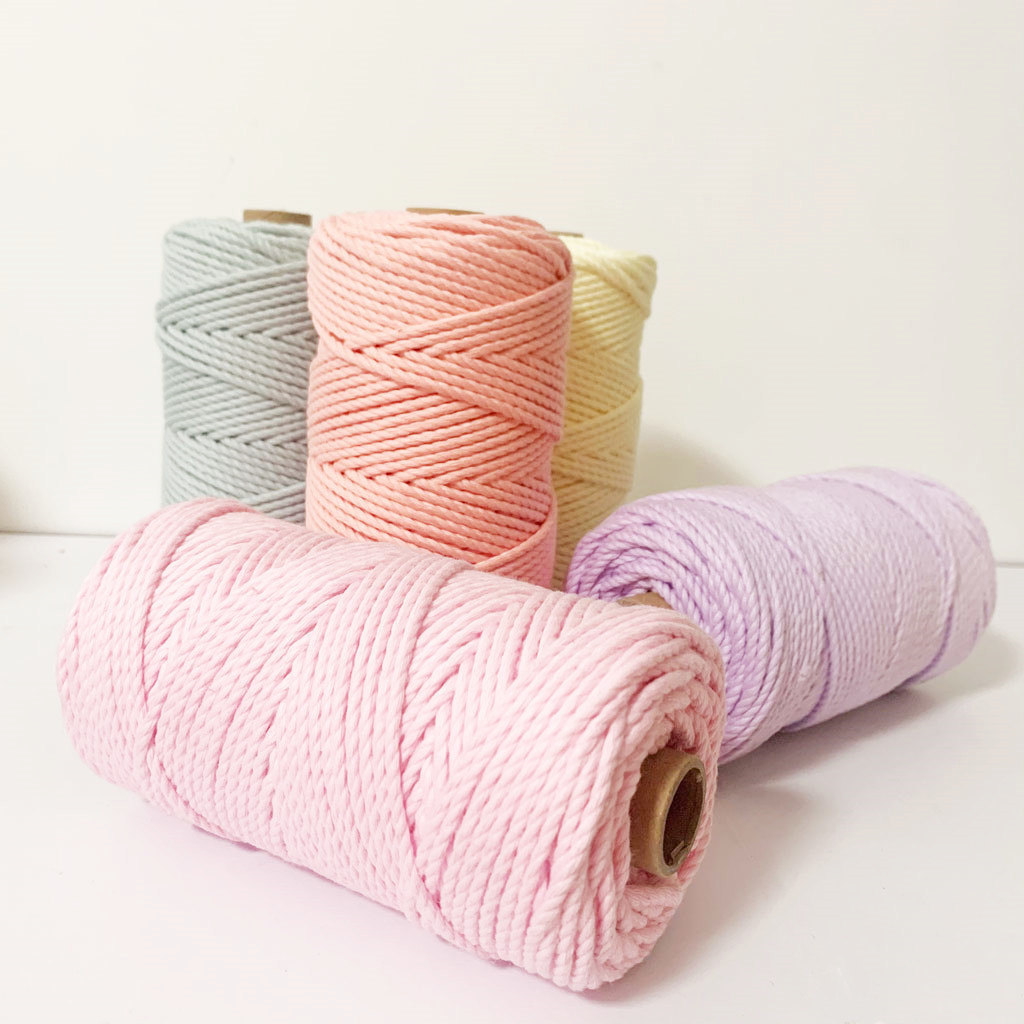 Macrame Cotton Rope Thread for - Sewing Recycling recension och pris