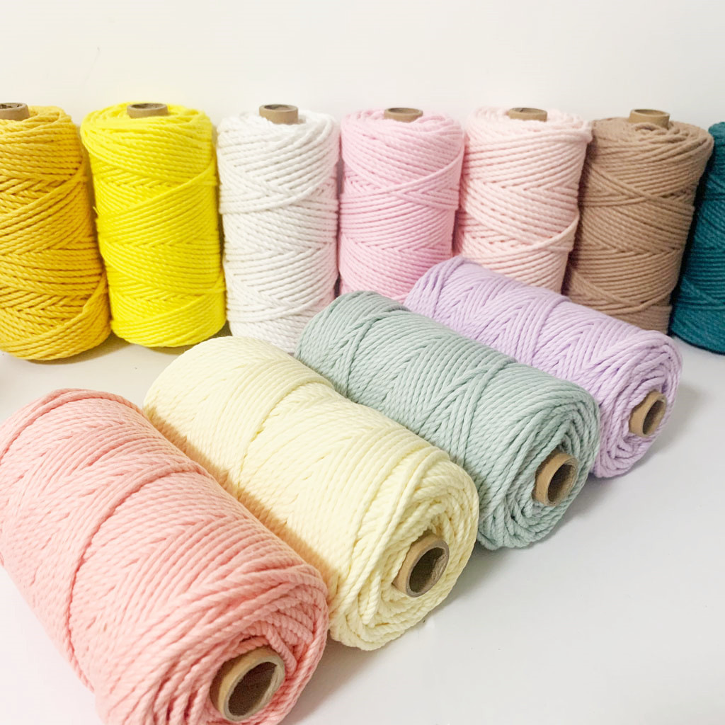 Macrame Cotton Rope Thread for - Sewing Recycling recension och pris