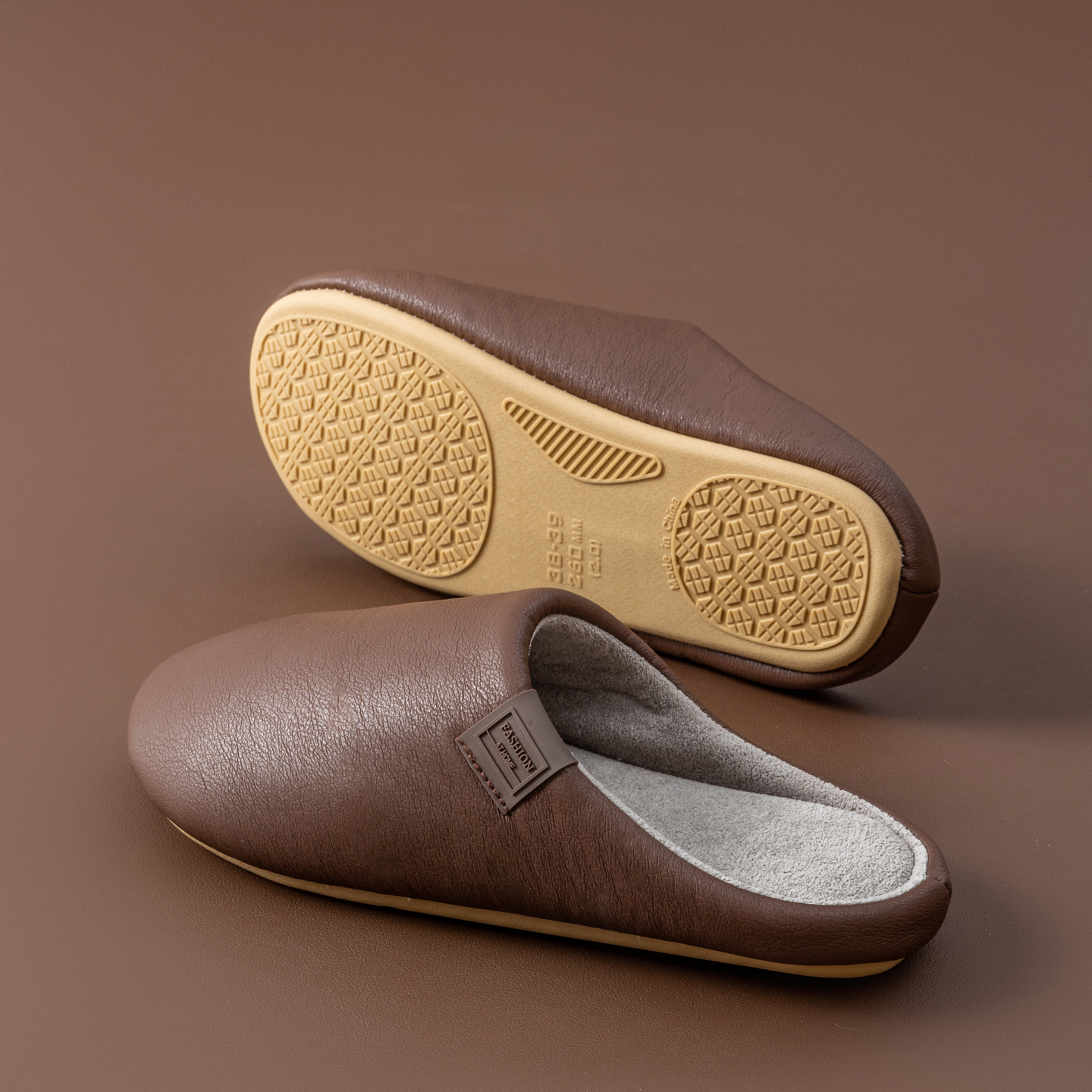 Men's Winter Slippers Fleece L - Sewing Fleece recension och pris