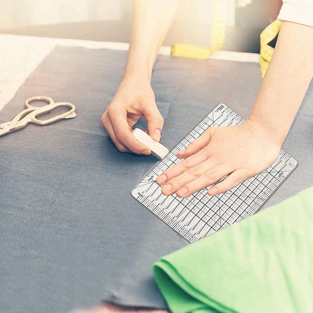 Sewing Ruler Fabric Cutting Ru - Quilting Ruler Square recension och pris