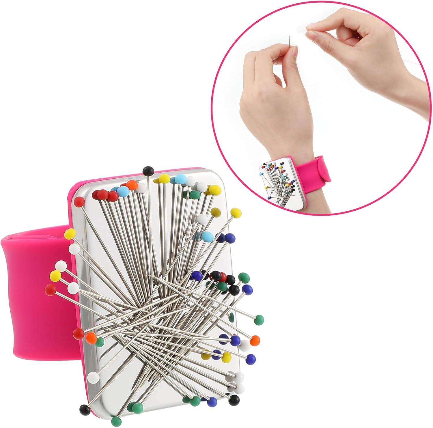 Magnetic Wrist Sewing Pincushi - Sewing Pin Cushion recension och pris