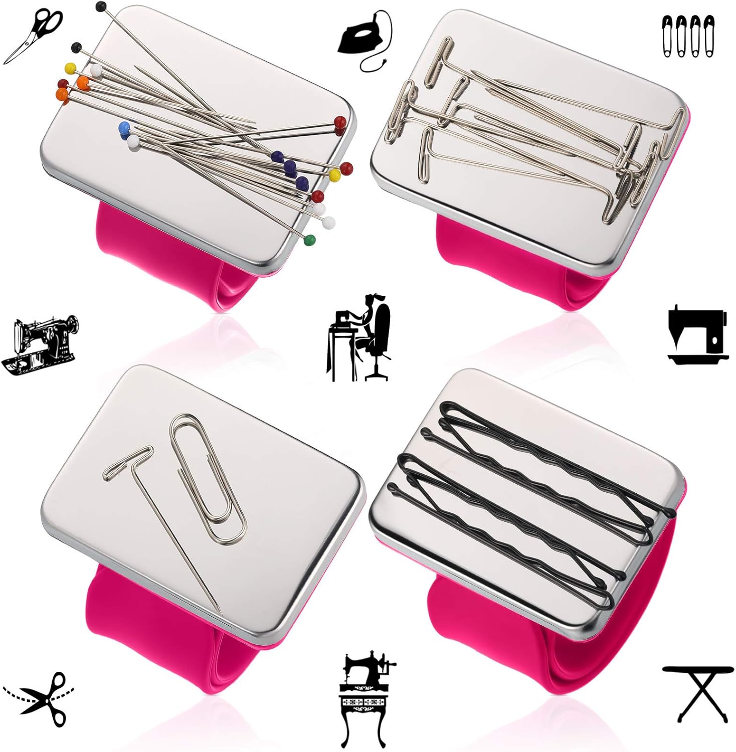 Magnetic Wrist Sewing Pincushi - Sewing Pin Cushion recension och pris