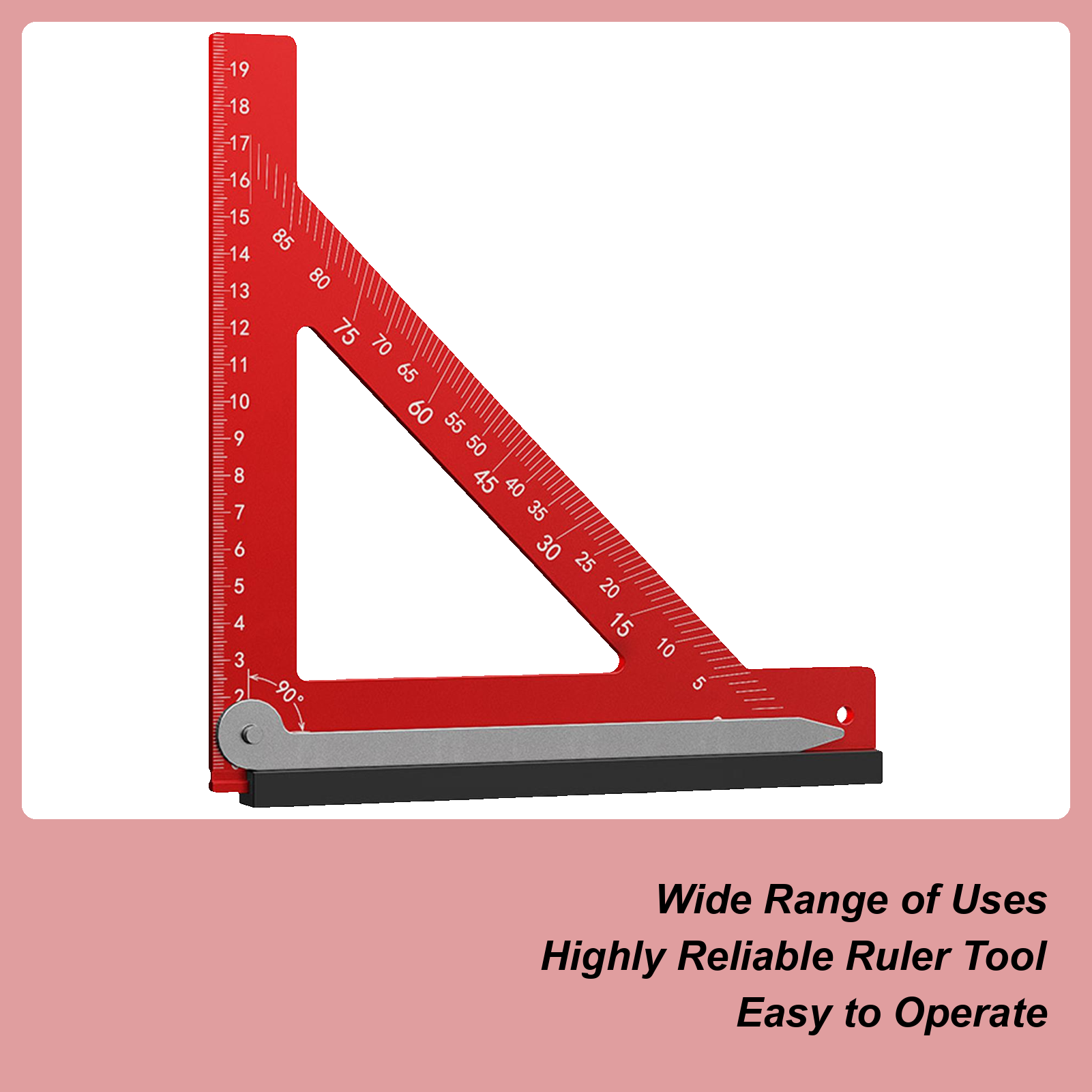 Woodworking Square Right Angle - Quilting Ruler Square recension och pris