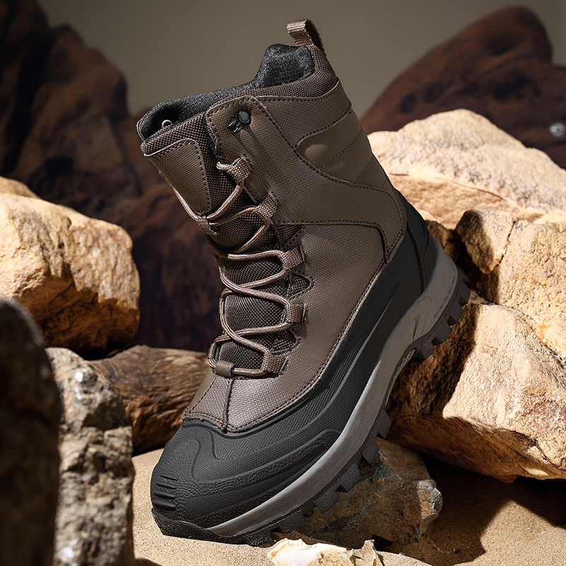 Men's Non-Slip Warm Hiking Sho - Sewing Fleece recension och pris