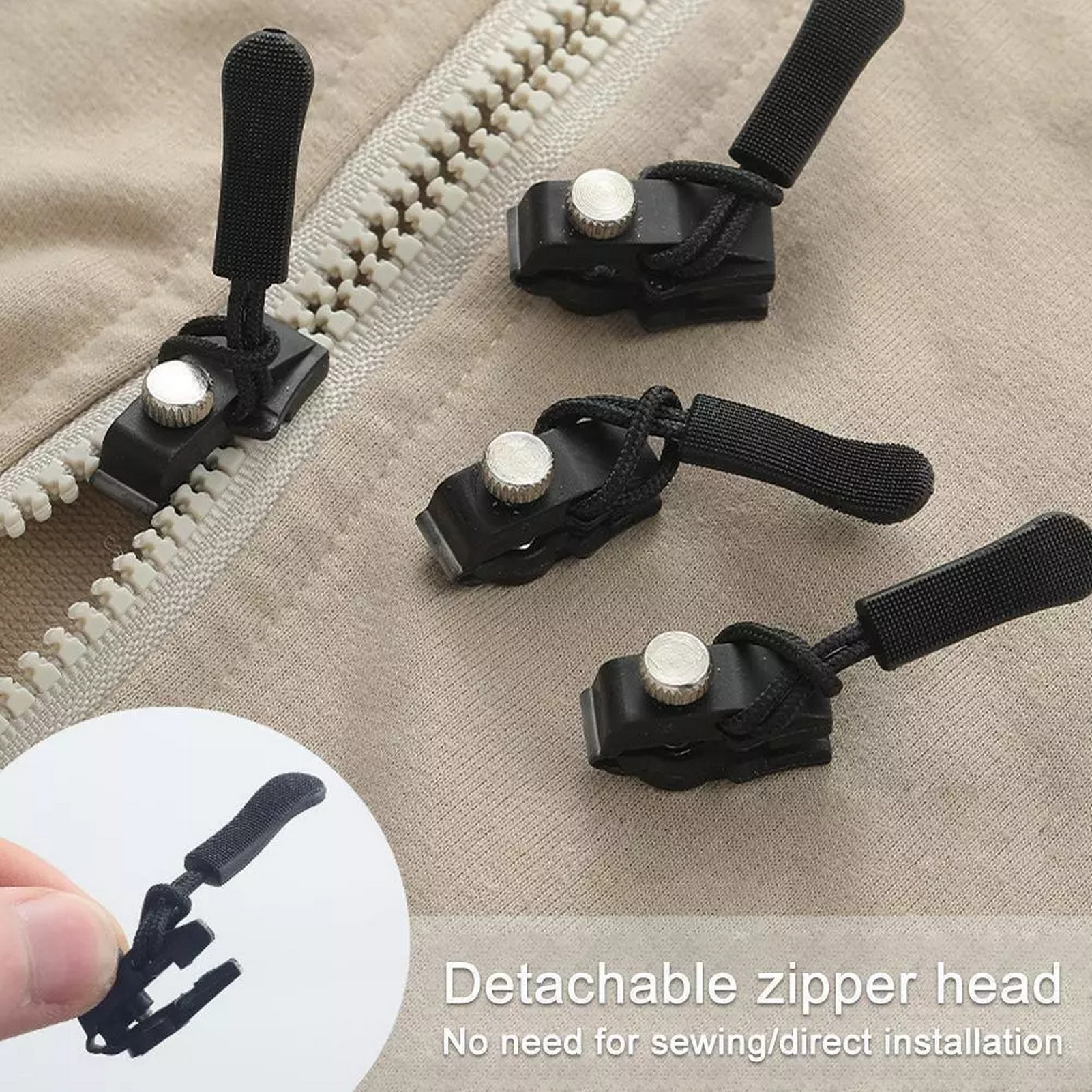 Universal Zipper Repair Kit Qu - Sewing Repair recension och pris