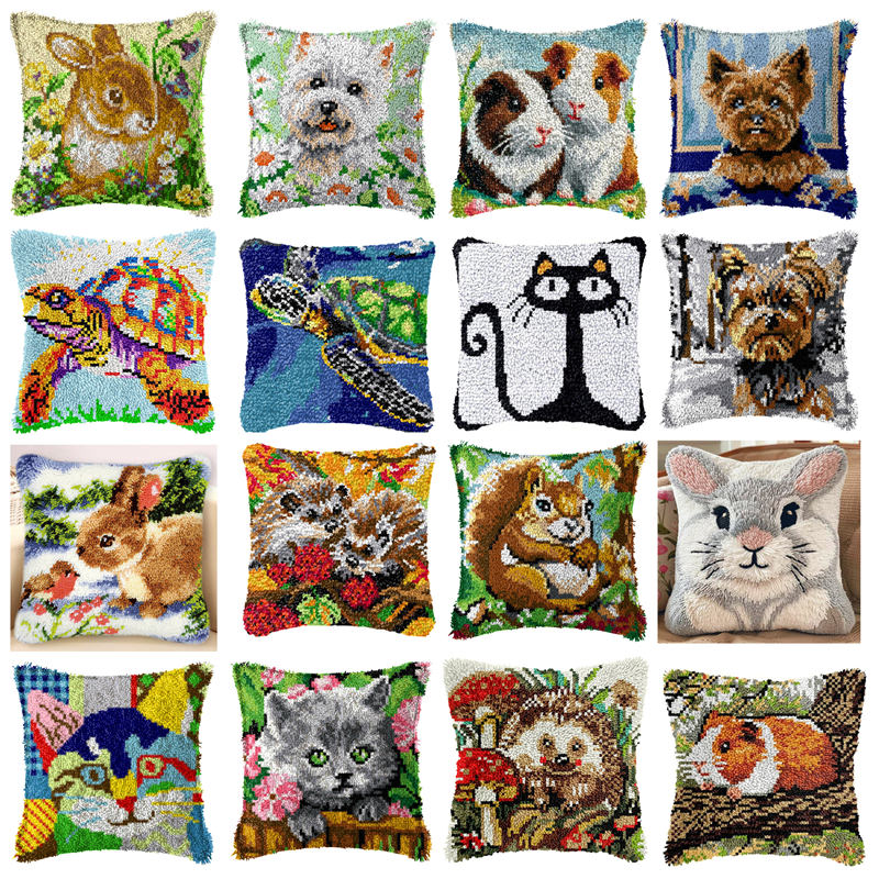 DIY Rabbit Cat Latch Hook Rug  - Sewing Pin Cushion recension och pris