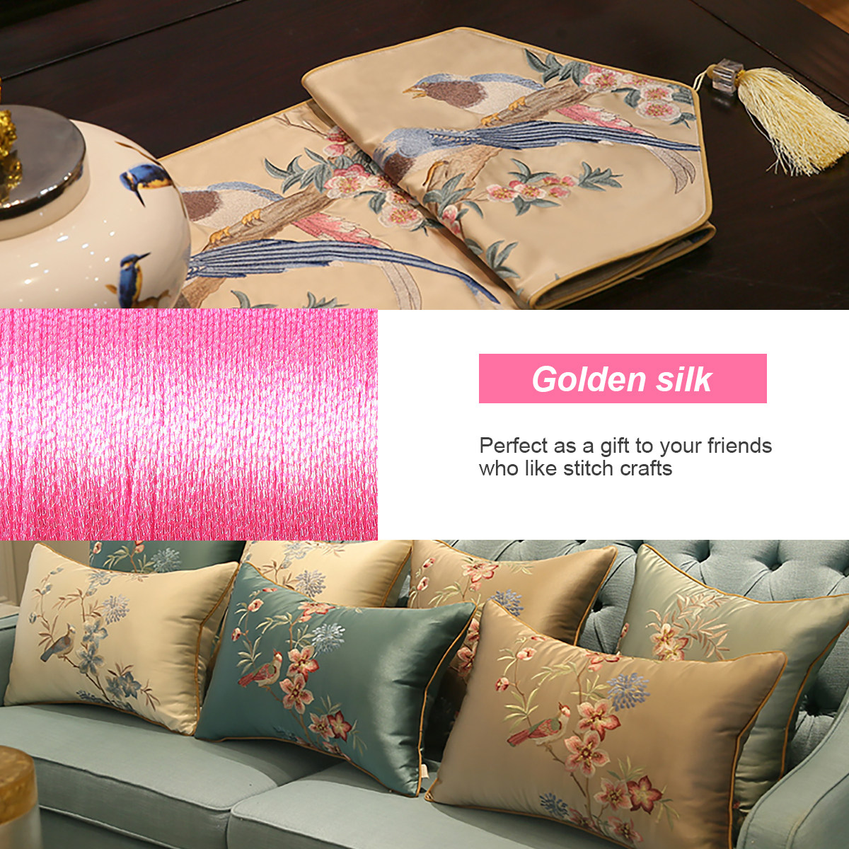 4 Rolls Sewing Thread Embroide - Embroidery Floss Thread recension och pris