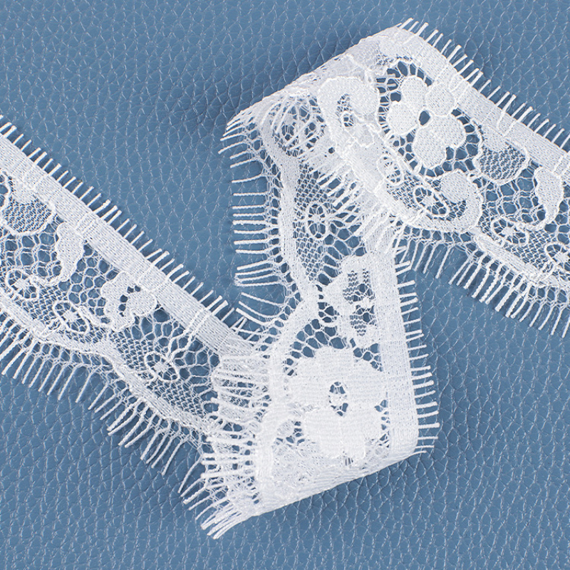 White Lace Big Eyelash Lace Me - Sewing Eyelet Fabric recension och pris
