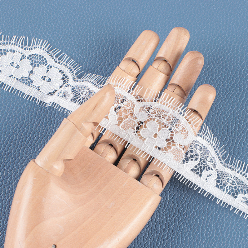 White Lace Big Eyelash Lace Me - Sewing Eyelet Fabric recension och pris