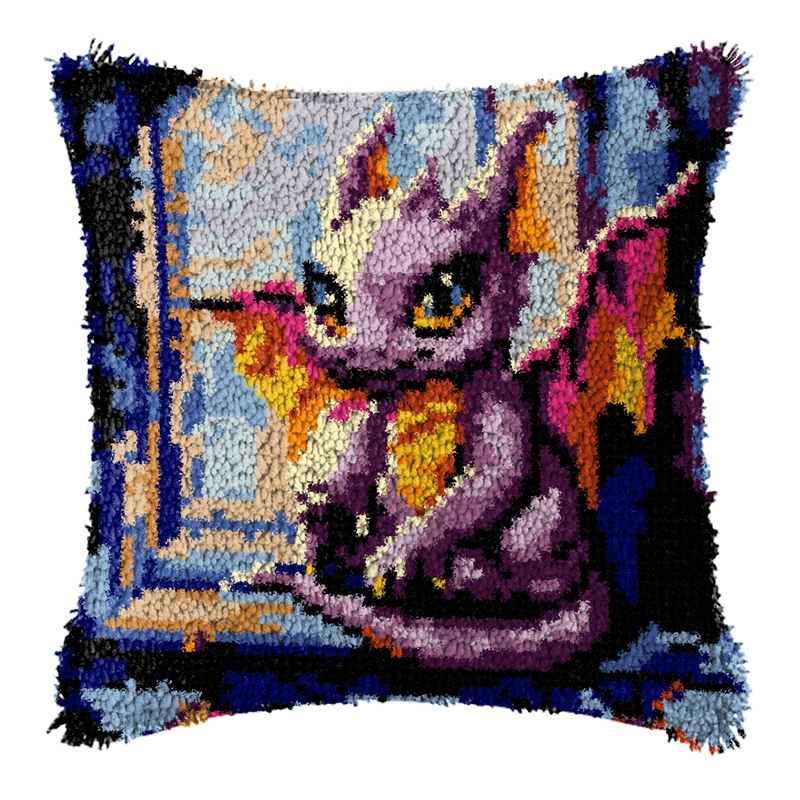 Dinosaur Latch Hook Pillow Kit - Sewing Pin Cushion recension och pris