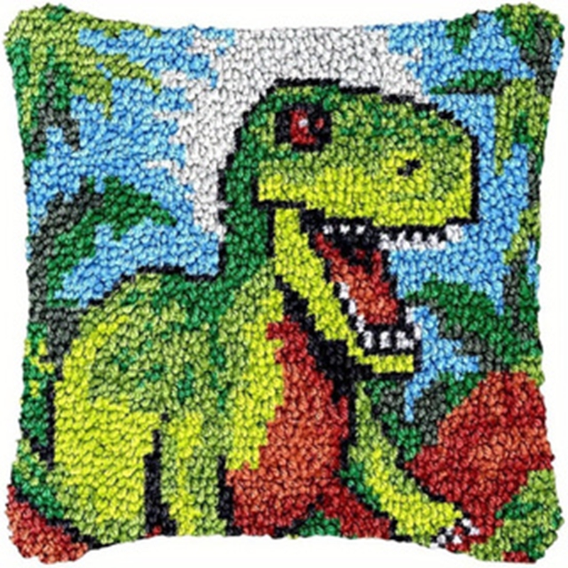 Dinosaur Latch Hook Pillow Kit - Sewing Pin Cushion recension och pris