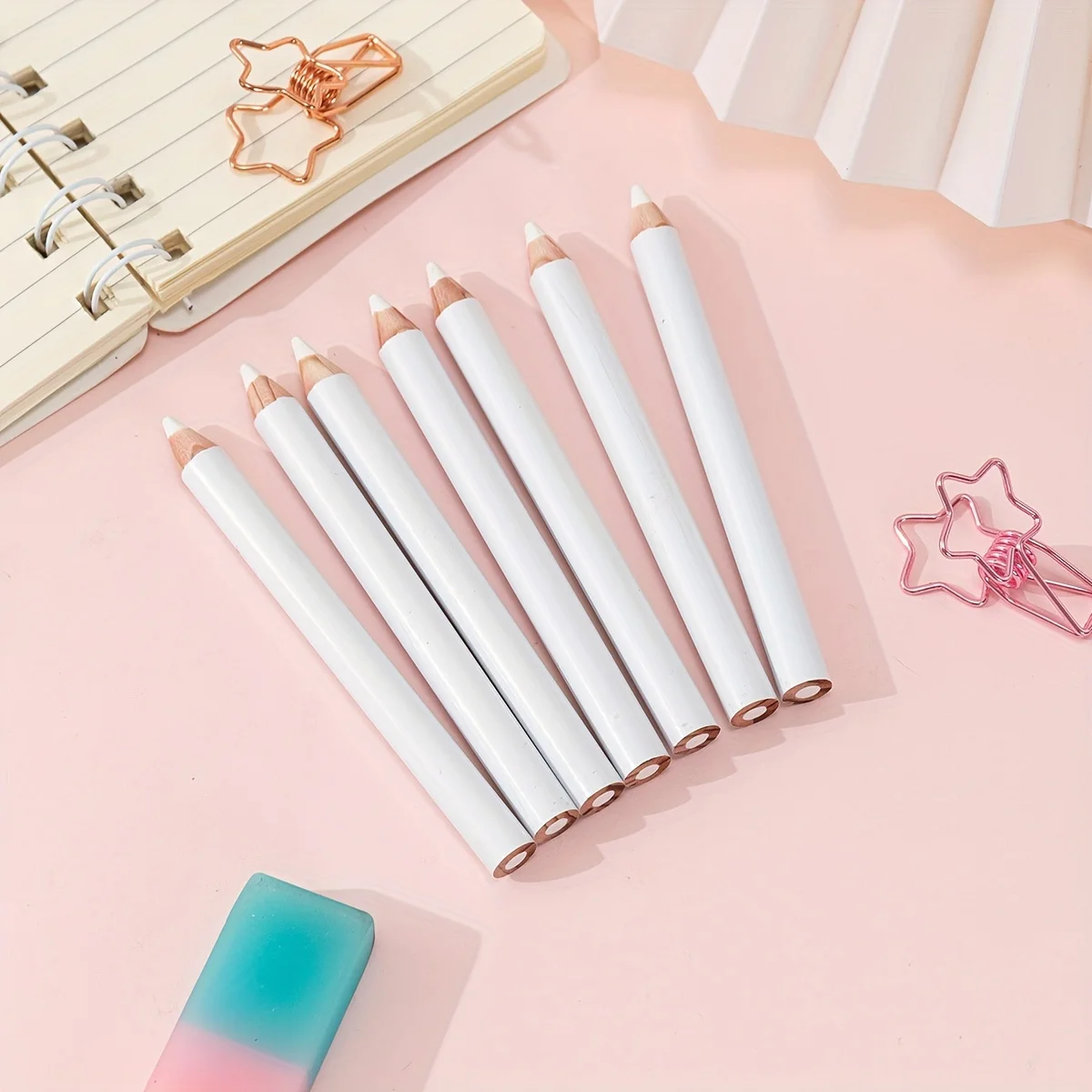 6pcs White Tailor Pen Fashion  - Seam Ripper Tool recension och pris