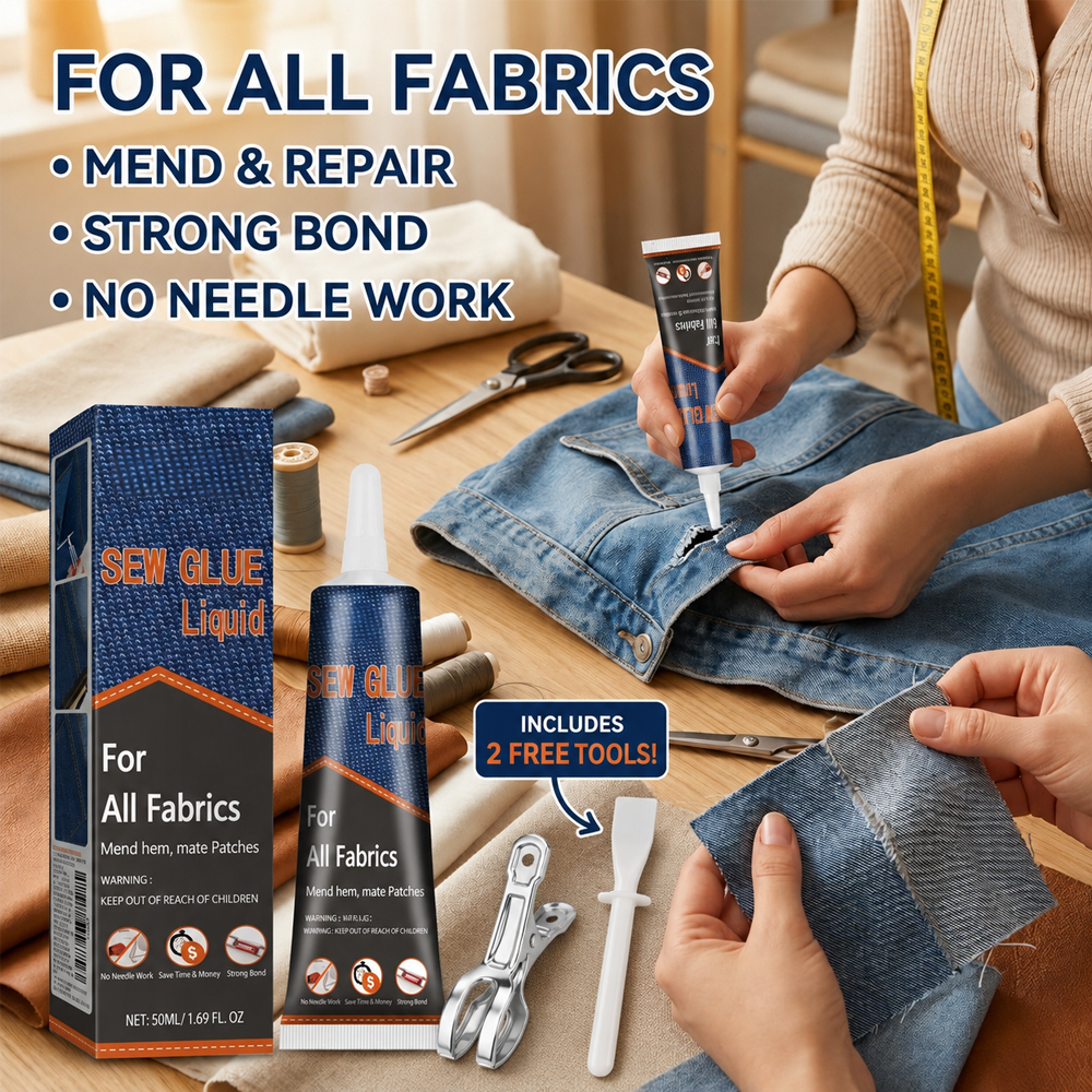 50ml Fabric Sewing Glue Fast D - Sewing Repair recension och pris