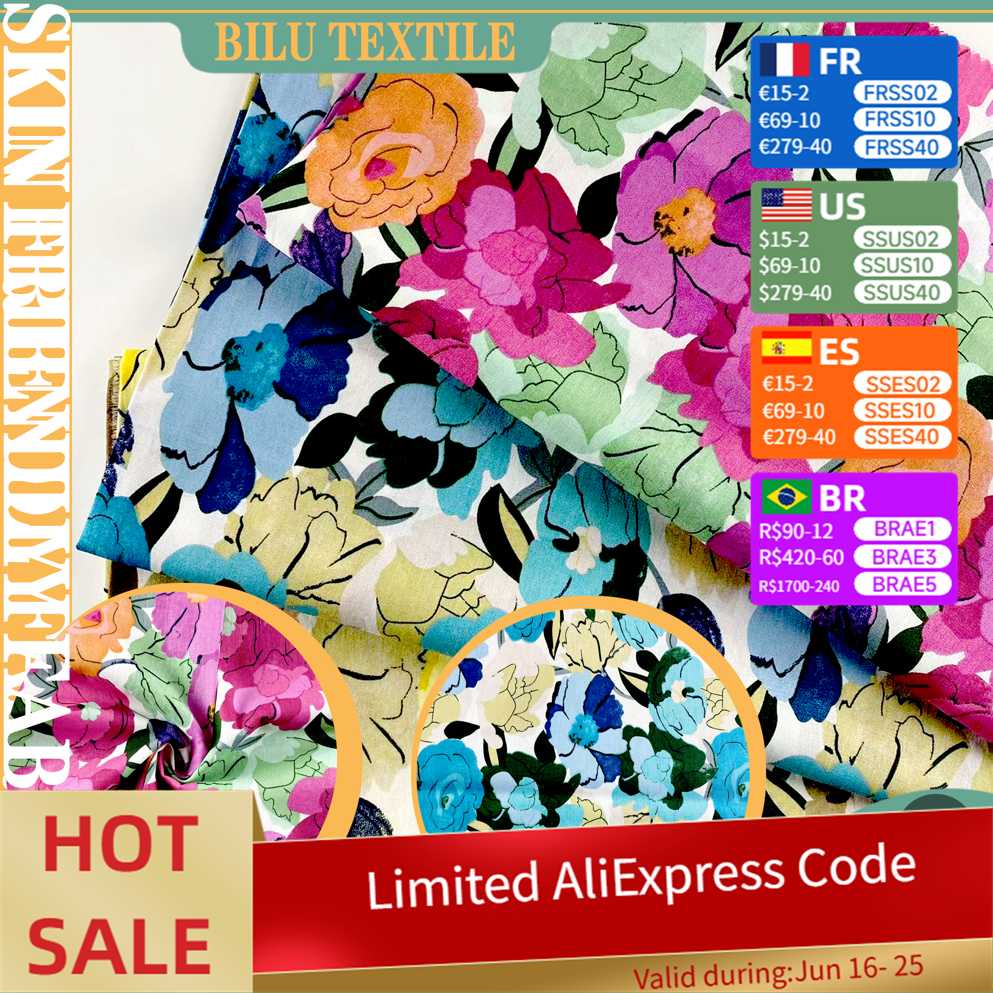100% Cotton Fabric - Handmade  - Sewing In Textile recension och pris