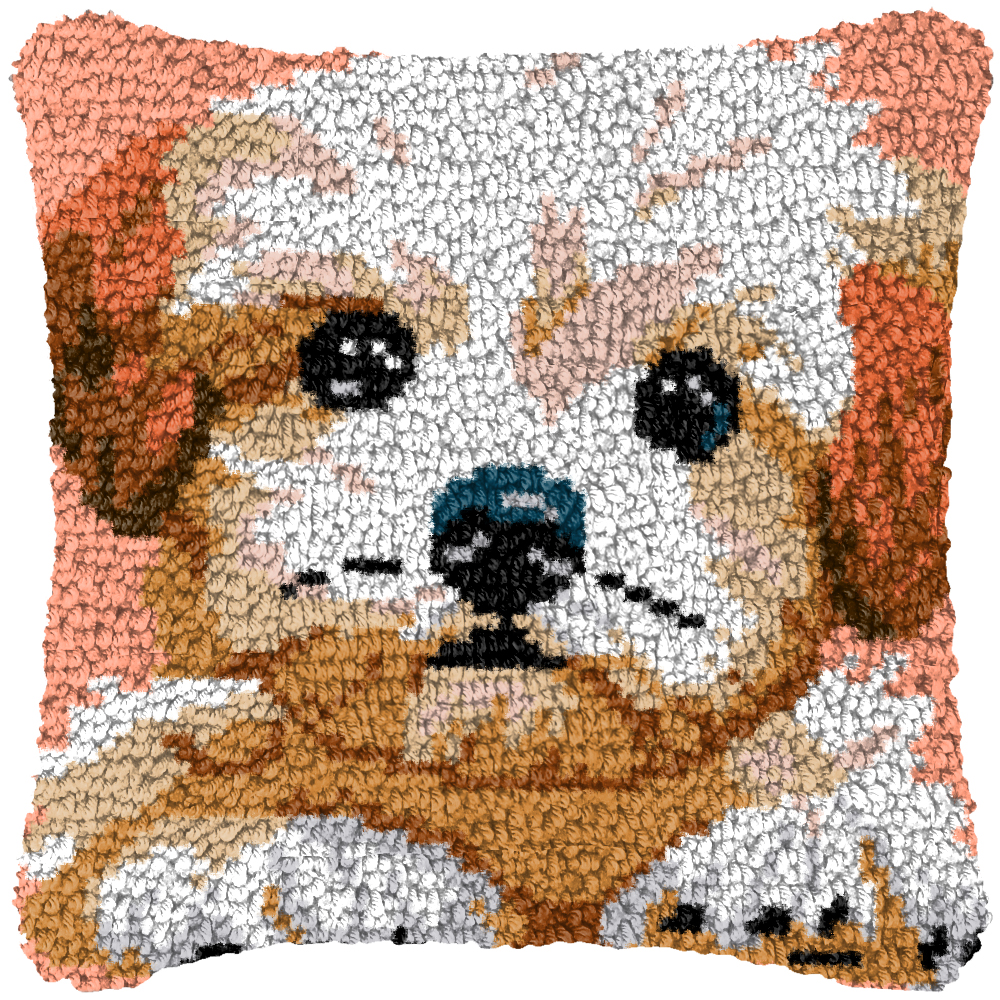 Cute Dog Embroidery Latch Hook - Sewing Pin Cushion recension och pris