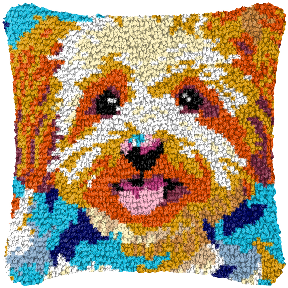 Cute Dog Embroidery Latch Hook - Sewing Pin Cushion recension och pris