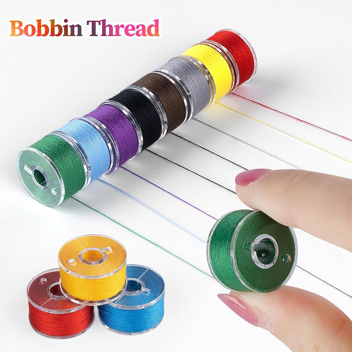 20Pcs Bobbins and Sewing Threa - Sewing Machine Yarn recension och pris