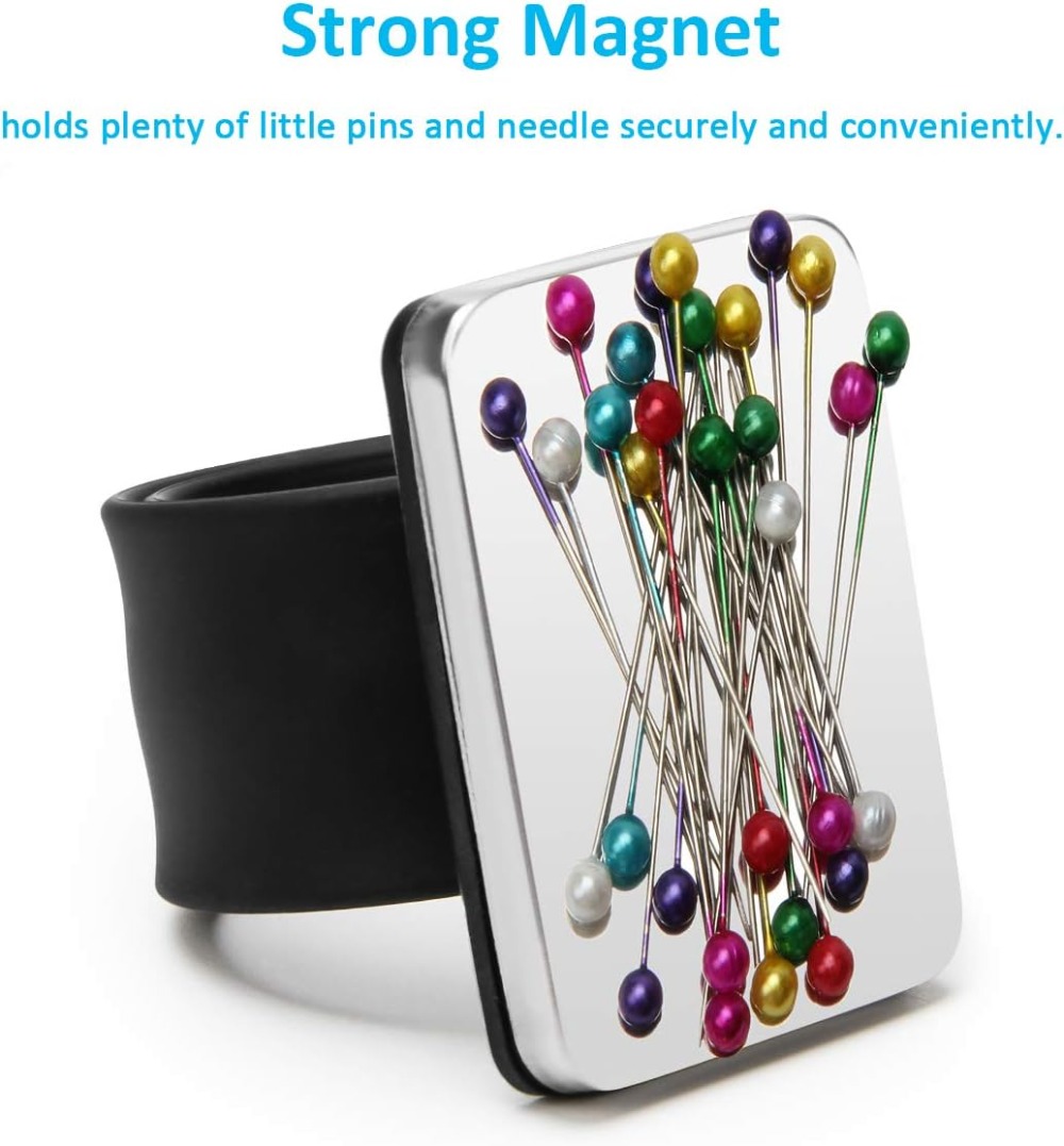 Magnetic Pin Holder Wrist Band - Sewing Pin Cushion recension och pris