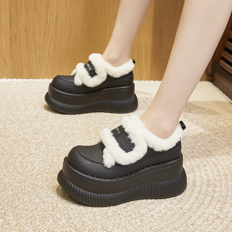 Women Winter White 8.5cm Thick - Sewing Fleece recension och pris