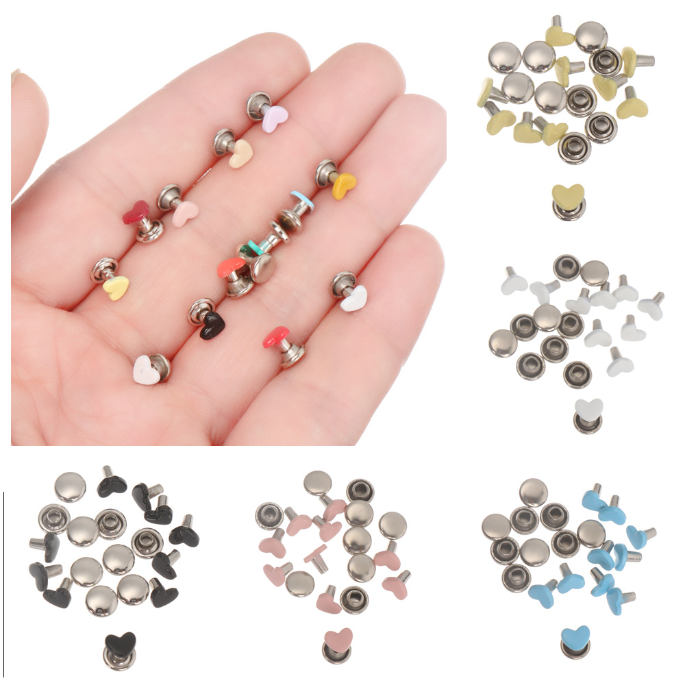 10Pcs Mini Metal Heart Eyelet  - Sewing Eyelet Fabric recension och pris
