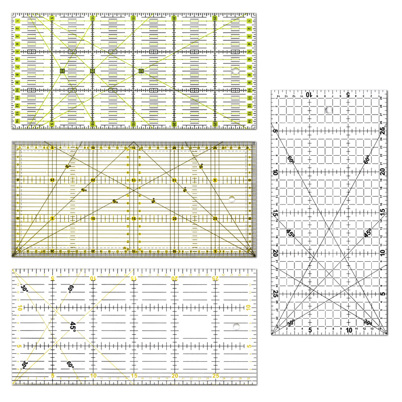 30 * 15 Cm Patchwork Ruler Qui - Quilting Ruler Square recension och pris