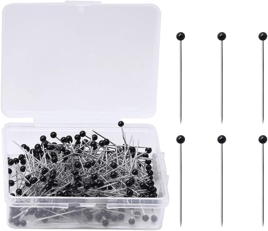 250 Pcs Black Glass Head Sewin - Sewing Production recension och pris