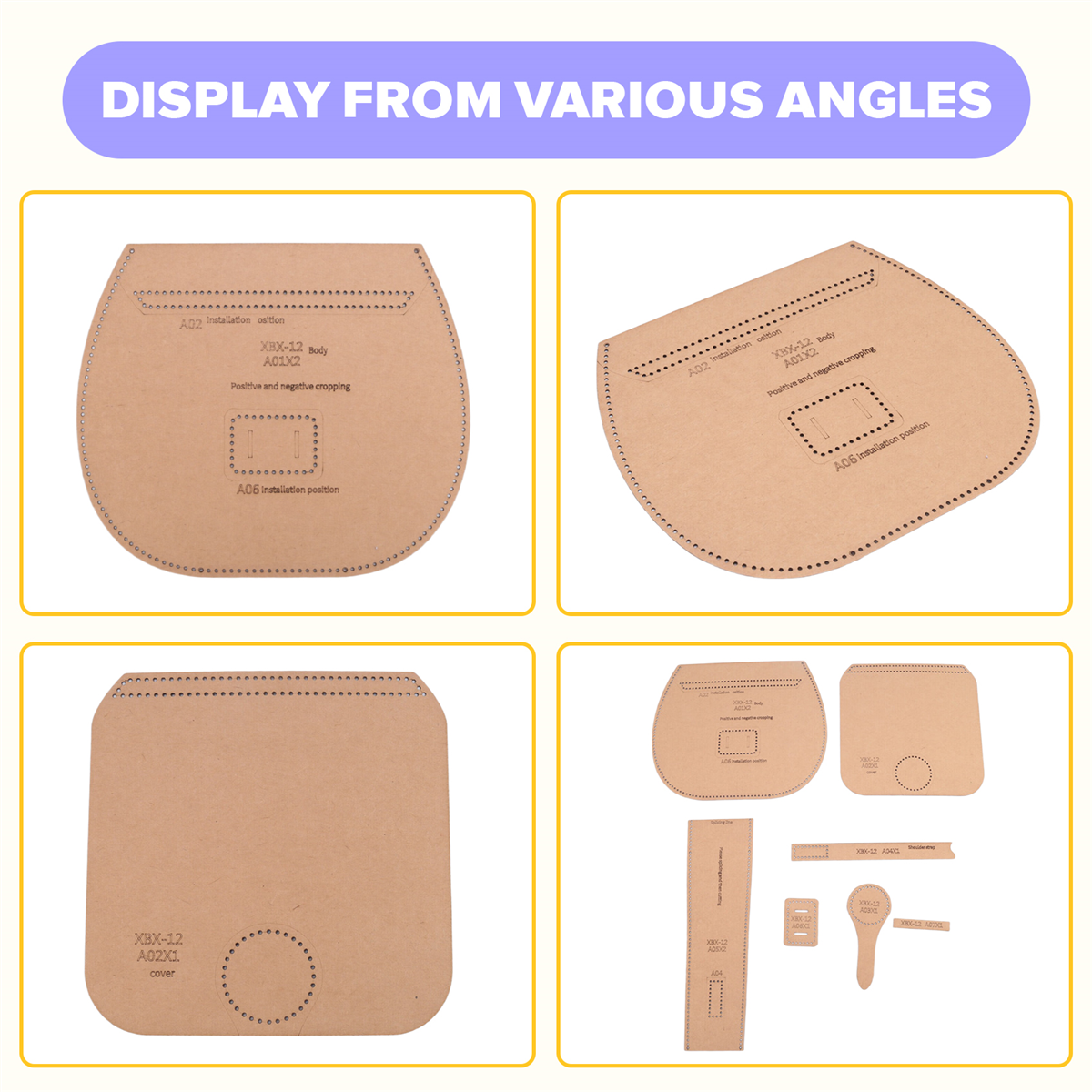 A06K DIY Leather Tool Kit Kraf - Sewing Production recension och pris
