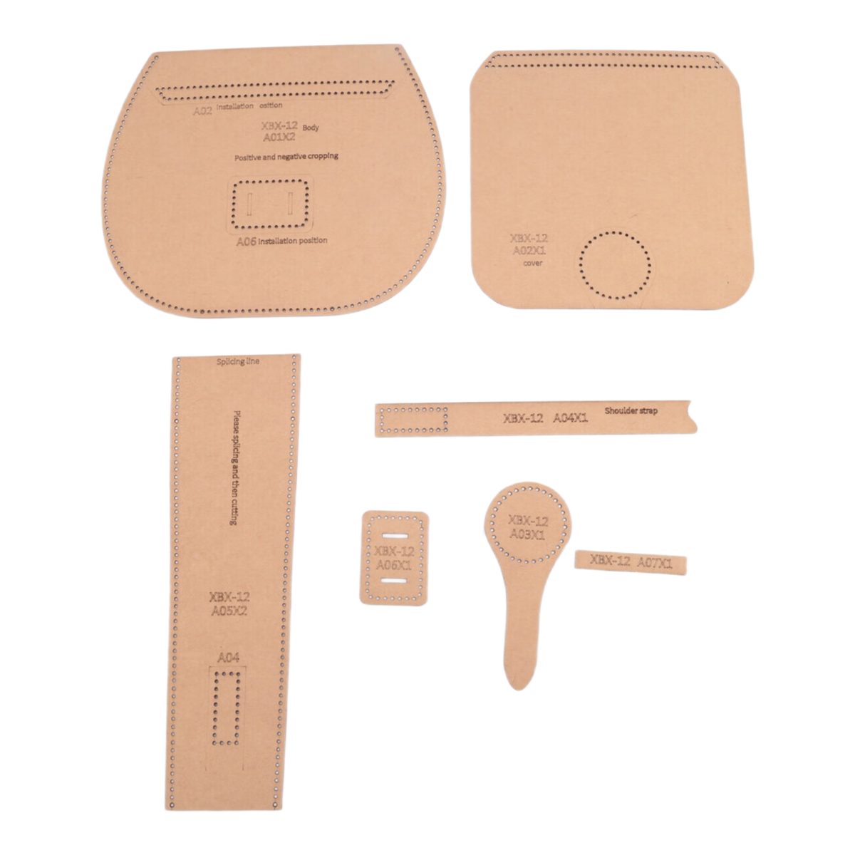 A06K DIY Leather Tool Kit Kraf - Sewing Production recension och pris