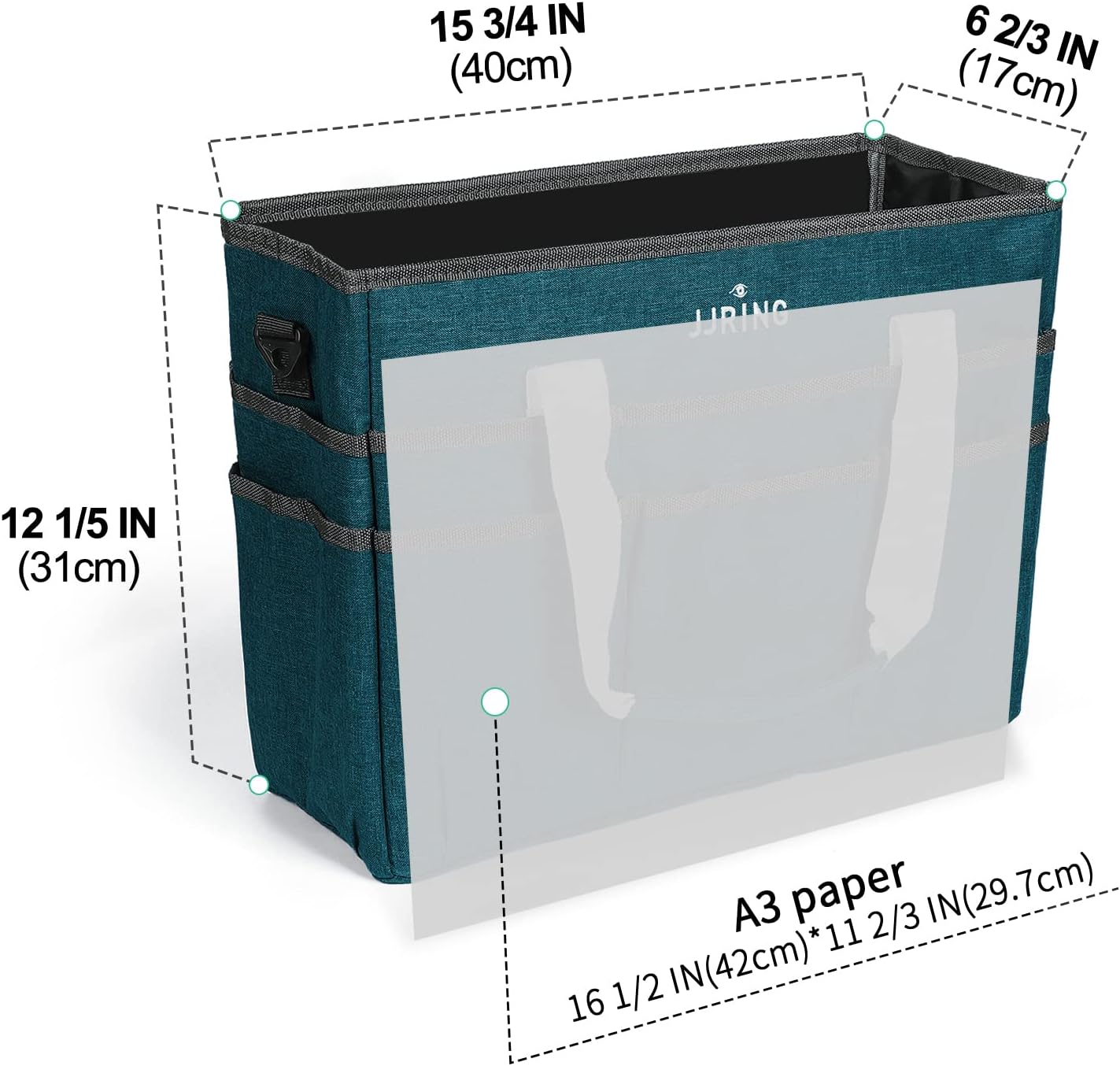 Large Art Storage Caddy with 1 - Sewing Production recension och pris