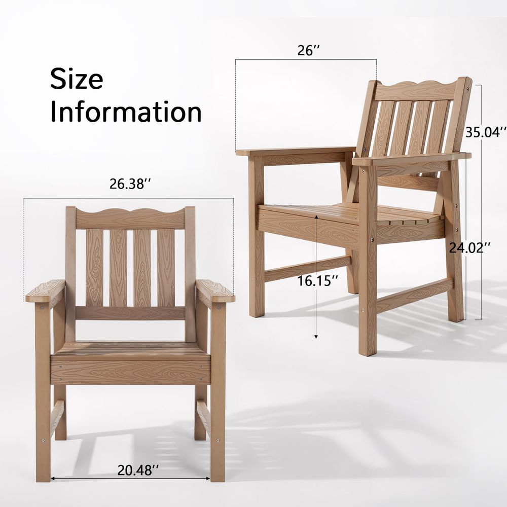 AllWeather Patio Chairs Set of - Fabric Weight Set recension och pris
