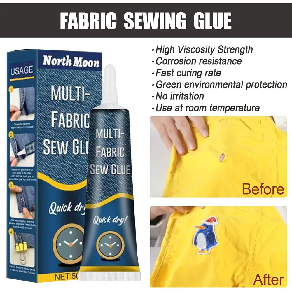 50ml Fabric Glue Quick Dry Fab - Sewing Technology recension och pris