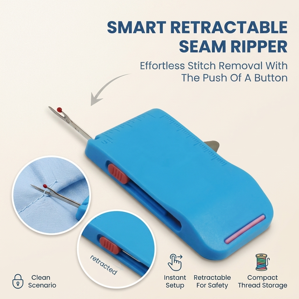 High Strength Plastic Sewing S - Seam Ripper Tool recension och pris