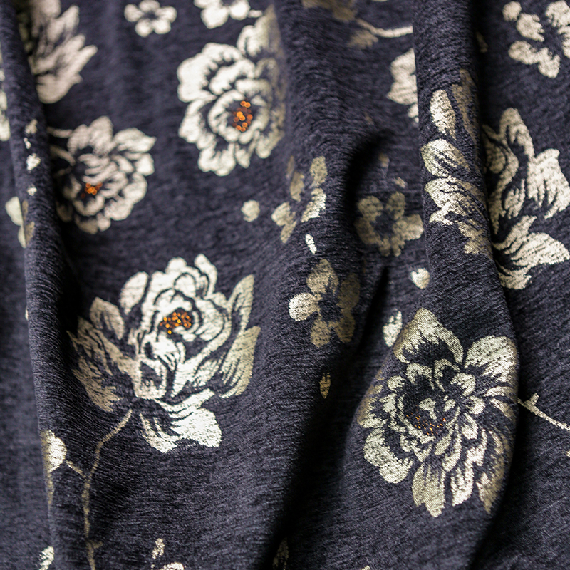 Black Gold Peony Jacquard Fabr - Fabric Weight Set recension och pris