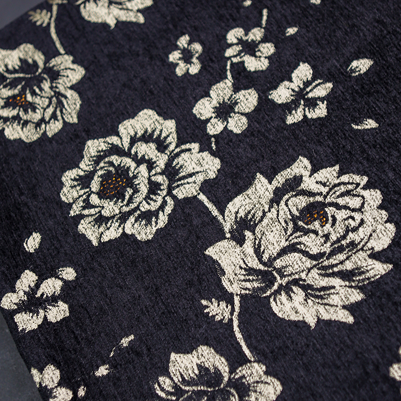 Black Gold Peony Jacquard Fabr - Fabric Weight Set recension och pris