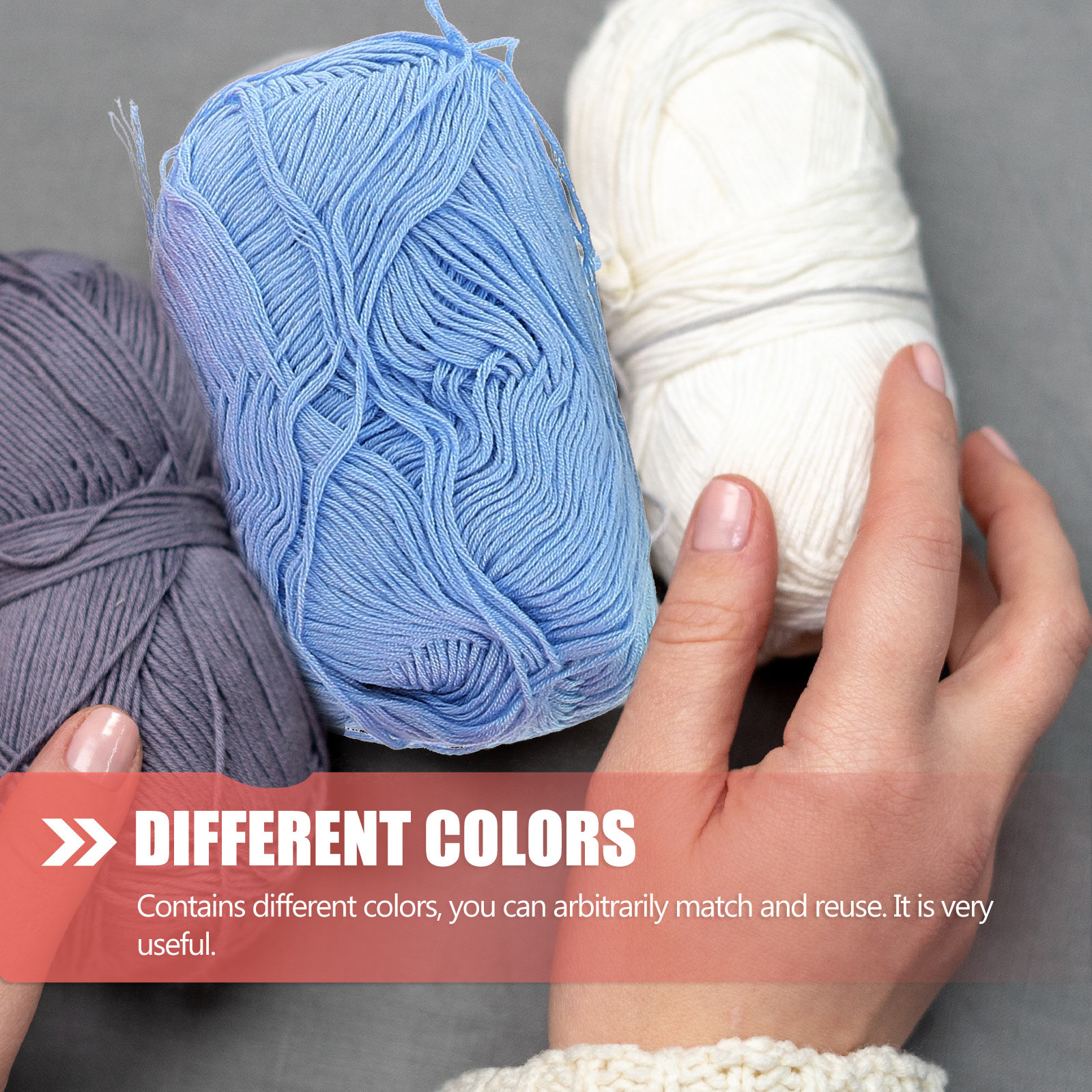 6 Rolls Crochet Yarn Lace Cott - Sewing Roll recension och pris