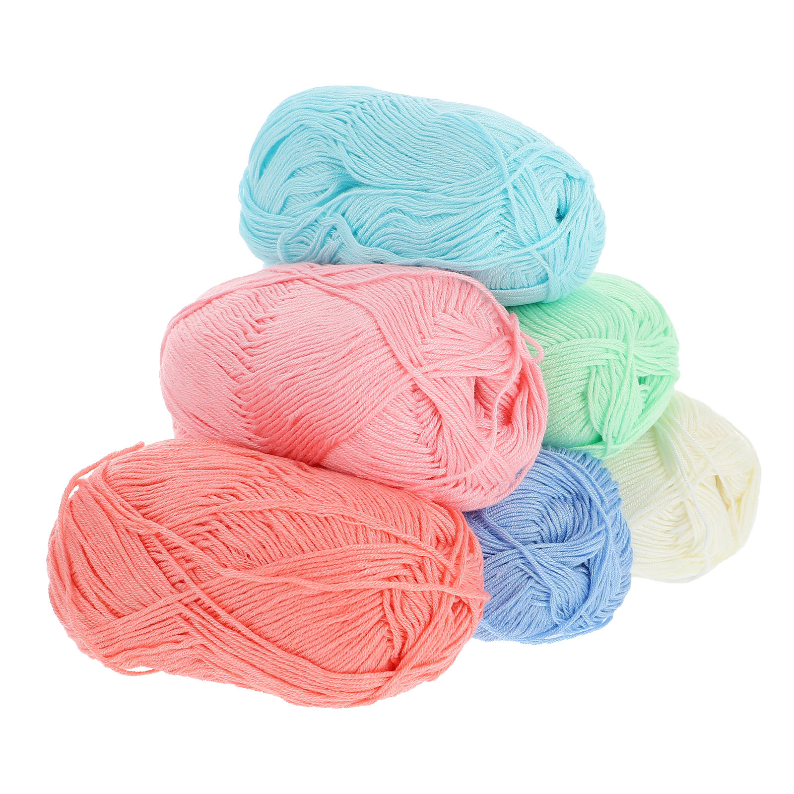 6 Rolls Crochet Yarn Lace Cott - Sewing Roll recension och pris