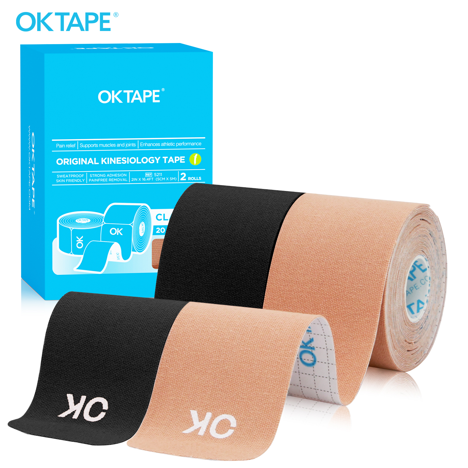 2 Rolls OK TAPE Updated Kinesi - Sewing Latex recension och pris