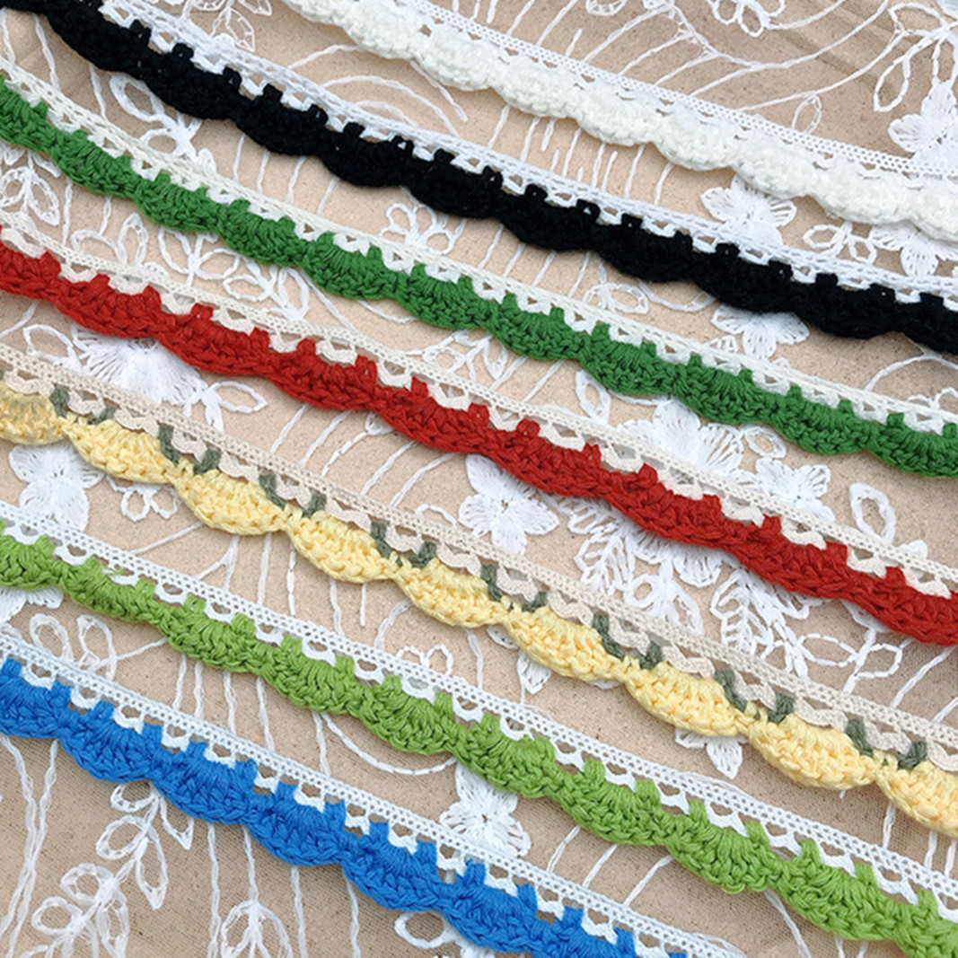 3yard Colorful Cotton Lace Gar - Sewing Technology recension och pris