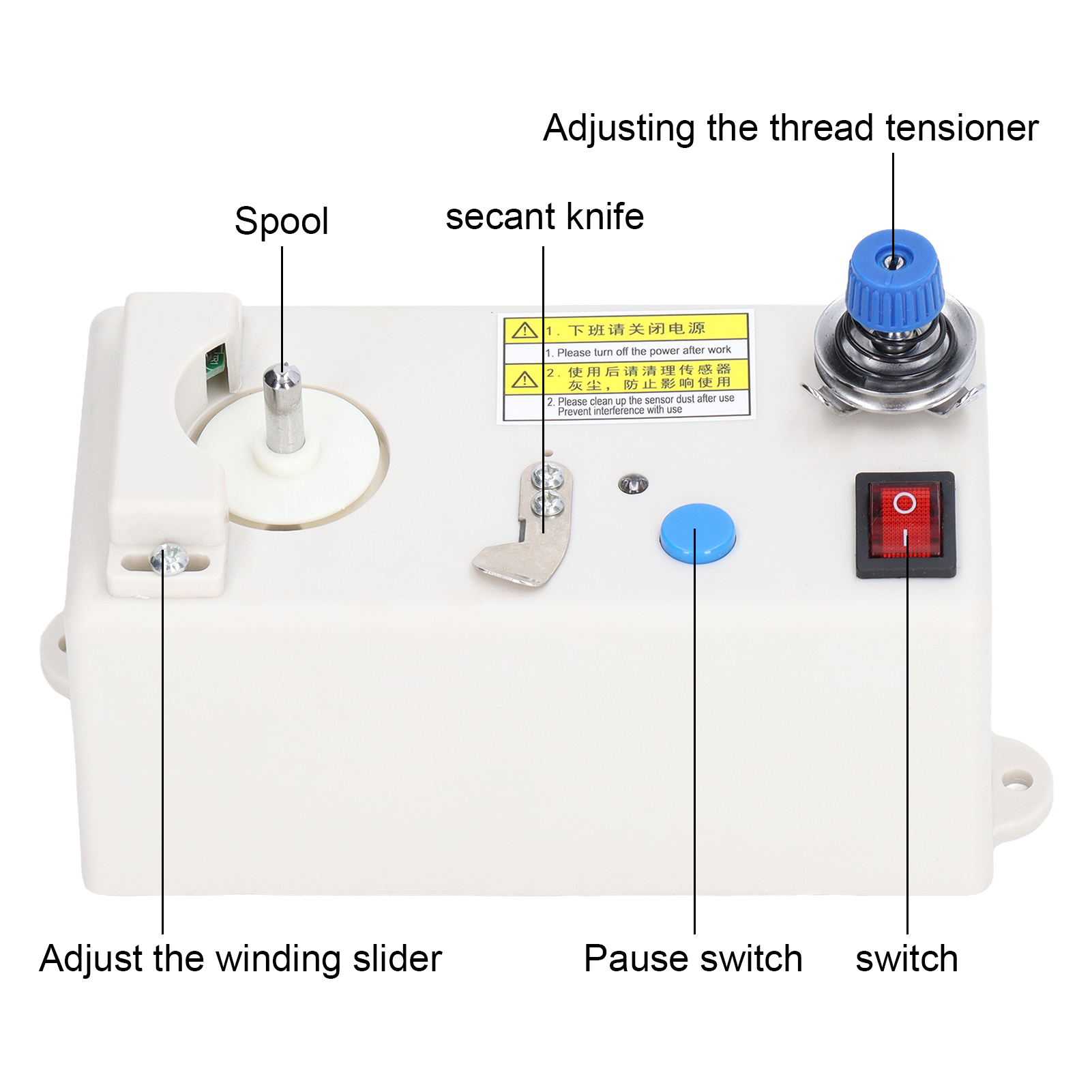 Bobbin Winder Intelligent Auto - Sewing Machine Yarn recension och pris